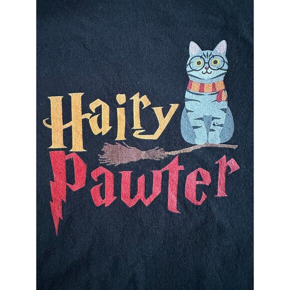"Hairy Pawter" Cat T Shirt Kids Harry Potter - Picture 2 of 3
